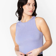 C’EST MOI BAMBOO RIBBED TANK