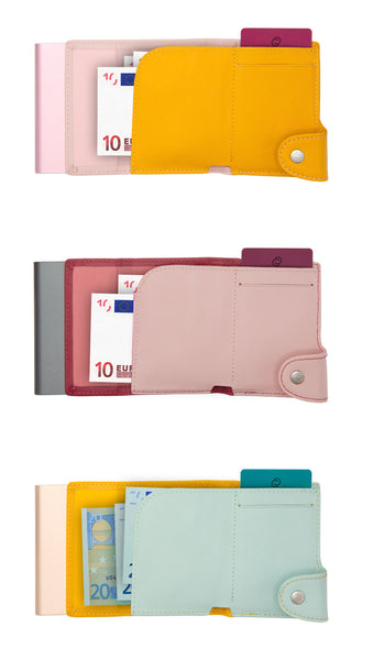 *C-SECURE WOMENS REG LEATHER WALLET WITH COIN