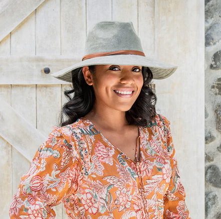 WALLAROO TELLURIDE 4"BRIM 100% SUEDE HAT