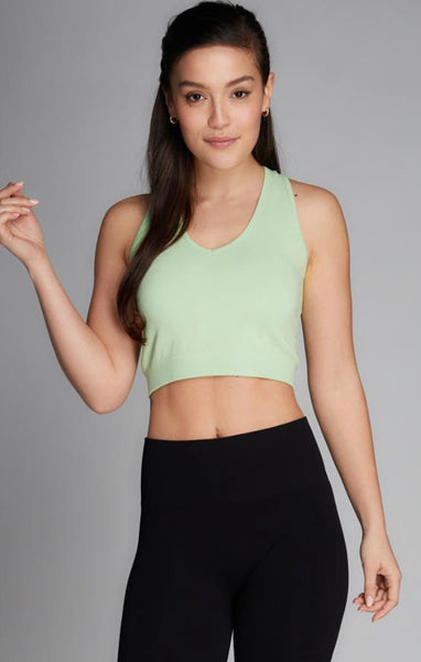 C'EST MOI BAMBOO RIB RACERBACK BRALETTE