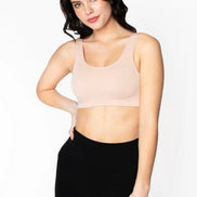 C'EST MOI BAMBOO BACK V RIBBED BRALETTE