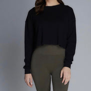 C'EST MOI BAMBOO RIB HIGHWAISTED BIKE SHORTS