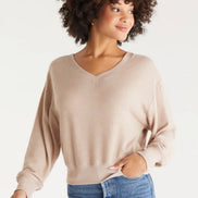 ZSUPPLY FRANCIS MARLED V NECK KNIT