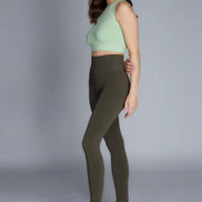 Cest moi bamboo Rib High Waisted full length tights