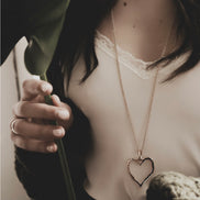 GLEE GIVING HEART NECKLACE