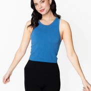 C’EST MOI BAMBOO RIBBED TANK