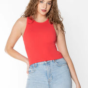 C’EST MOI BAMBOO RIBBED TANK