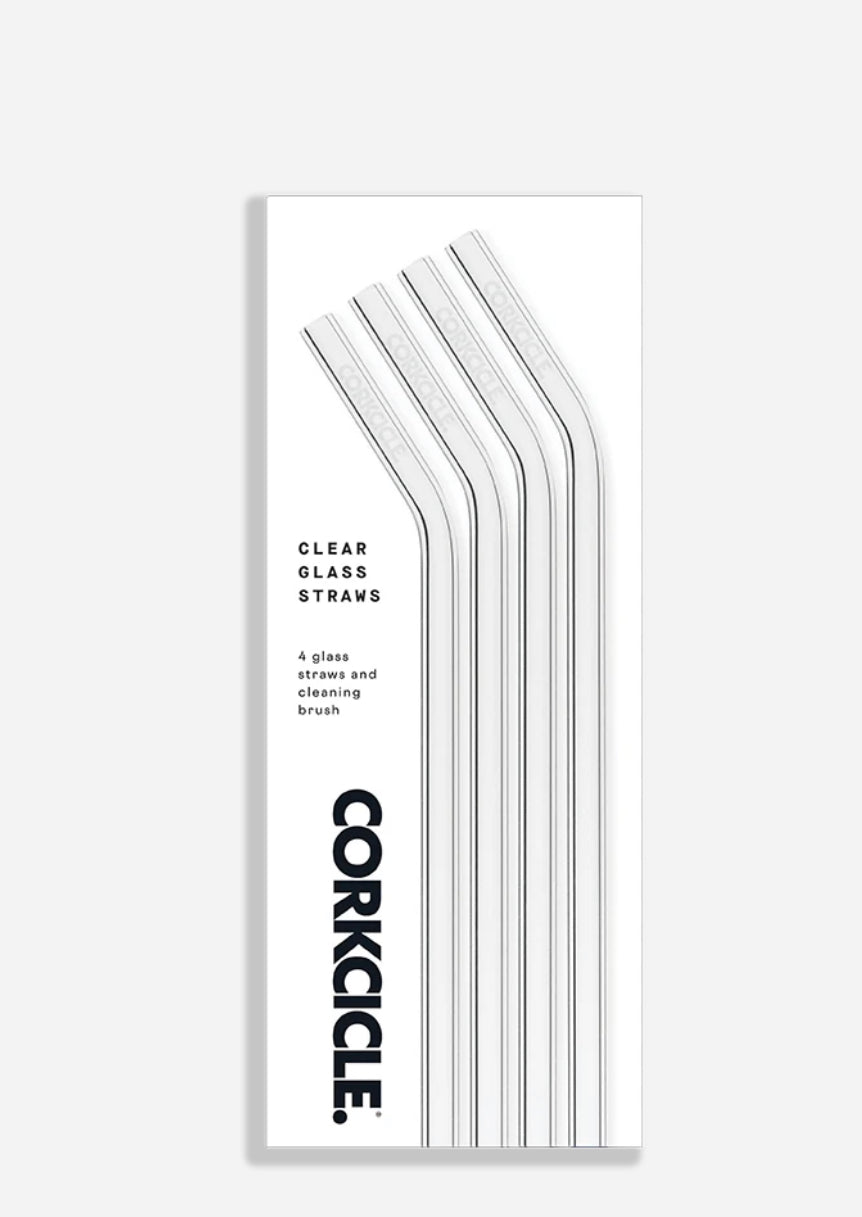 CORKCICLE GLASS STRAWS 4 PACK