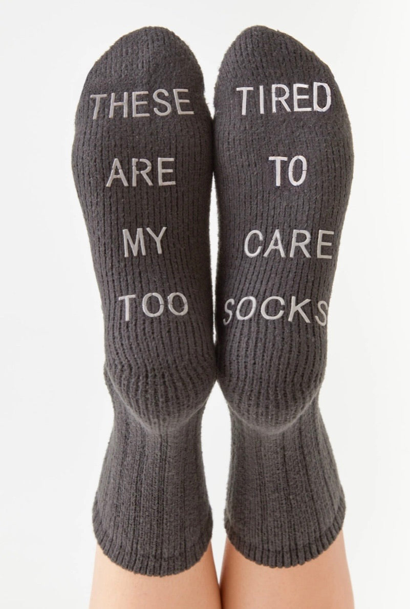 ZSUPPLY TOO TIRED RIB SOCKS