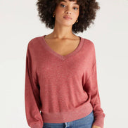 ZSUPPLY FRANCIS MARLED V NECK KNIT