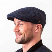 MODINNO *HATMAN OF IRELAND THE DUBLINER 100% DONEGAL TWEED CAP