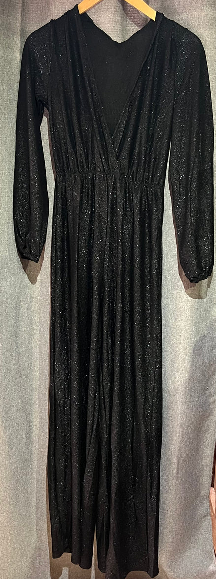 LEZ A LEZ LONG SPARKLY JUMPSUIT