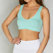 C'EST MOI BAMBOO BACK V RIBBED BRALETTE