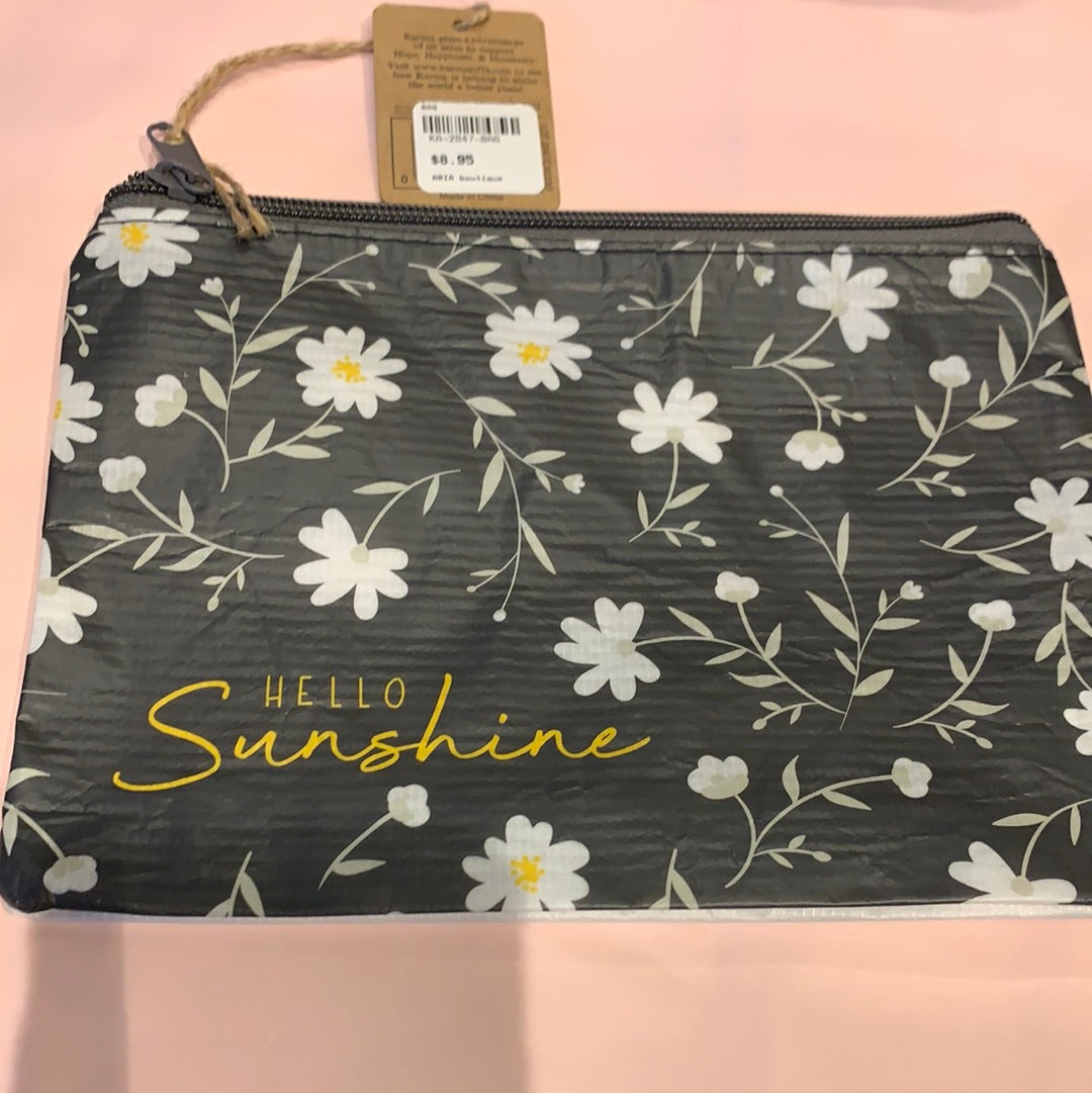 Karma Recycled make up bags