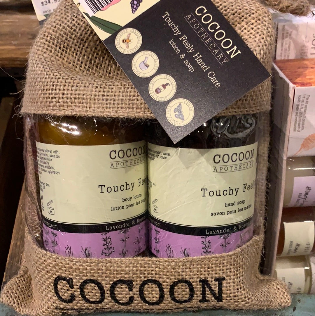Cocoon Apothecary touchy feeling body kit