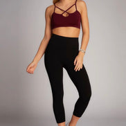 C'EST MOI 3/4 BAMBOO HIGH WAISTED LEGGING