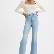 LEVIS WOMEN'S 70S HIGH FLARE DENIM L-32