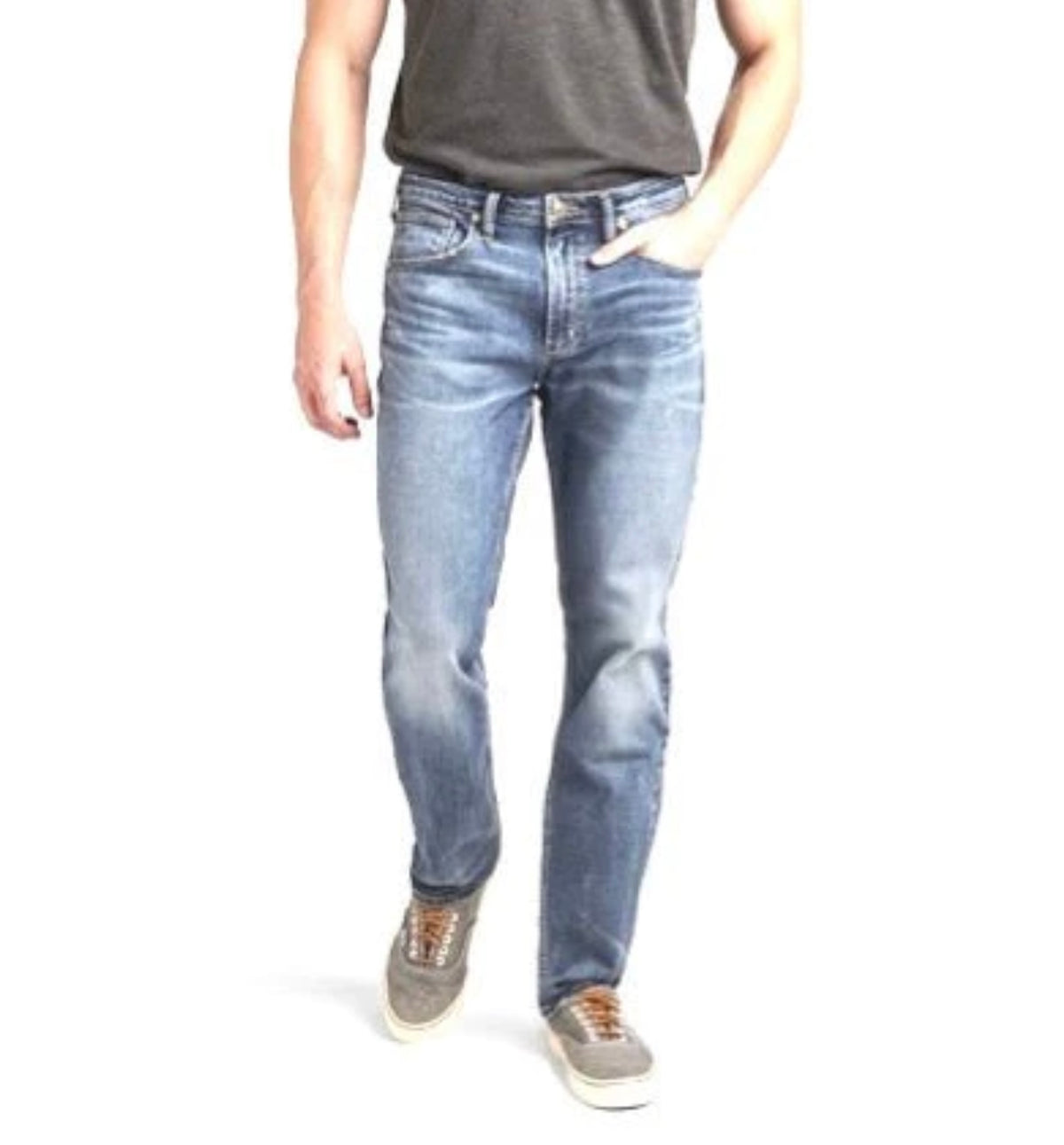 SILVER MACHRAY CLASSIC FIT STRAIGHT LEG