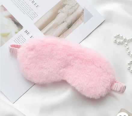 PLUSH SILK SLEEP MASK