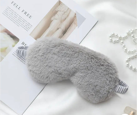 PLUSH SILK SLEEP MASK