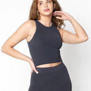 C’EST MOI BAMBOO RIBBED TANK