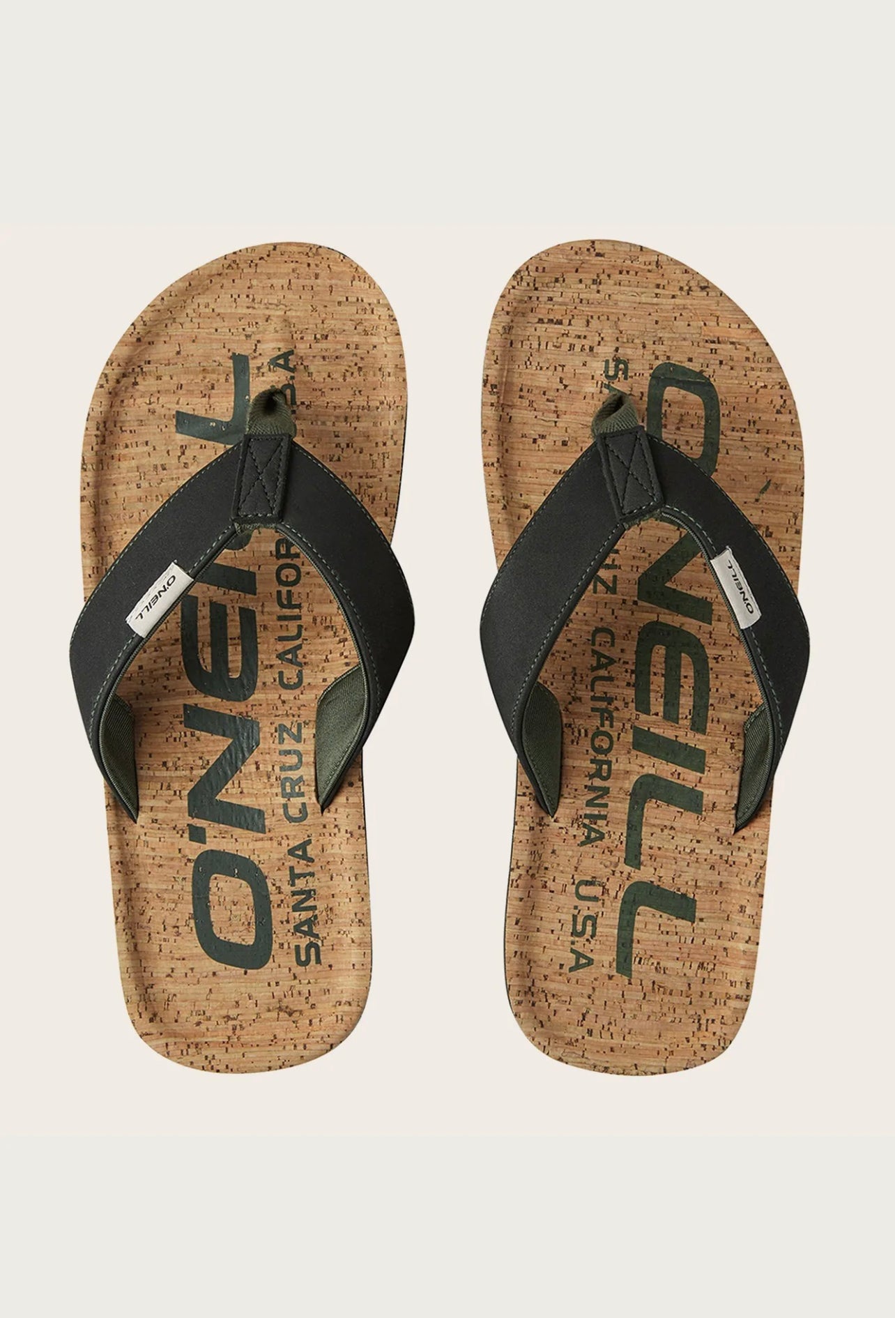 ONEILL *CHAD FABRIC/CORK FLIP FLOPS