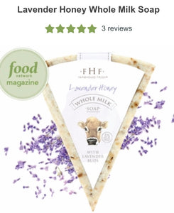 FHF LAVENDAR HONEY WHOLE MILK SOAP