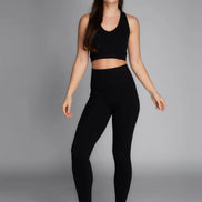 Cest moi bamboo Rib High Waisted full length tights