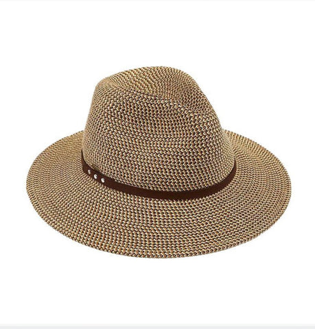MODINNO KNITTED PANAMA WITH FANCY BUCKLE HAT