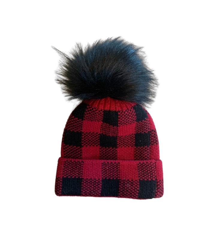 PNYC BUFFALO PLAID ADULT HAT
