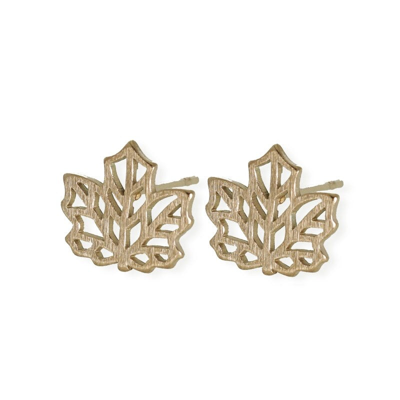 FAB ORIGAMI MAPLE LEAF EARRINGS