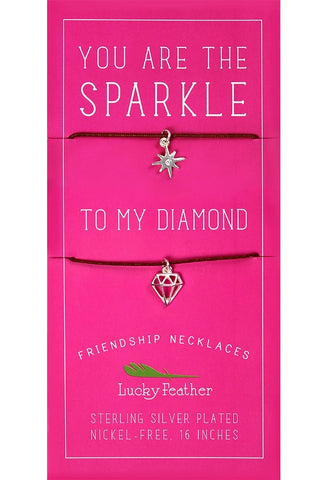 LUCKY FEATHER FRIENDSHIP NECKLACES