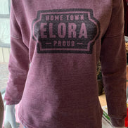 WOMEN'S ELORA GEAR GREY LOGO FITTED TOP