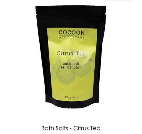 COCOON APATHECARY CITRUS TEA BATH SALTS