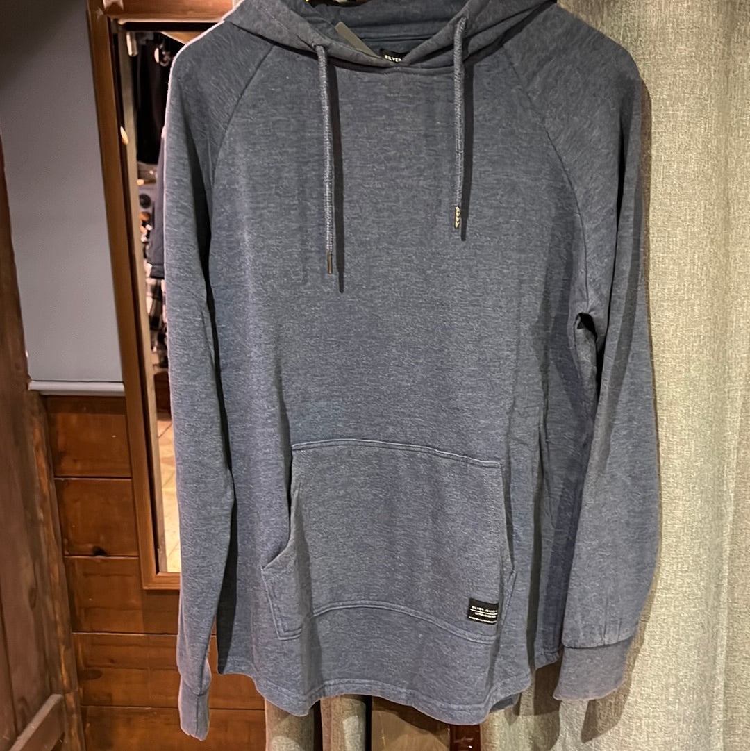 SILVER ACID WASHED HOODY