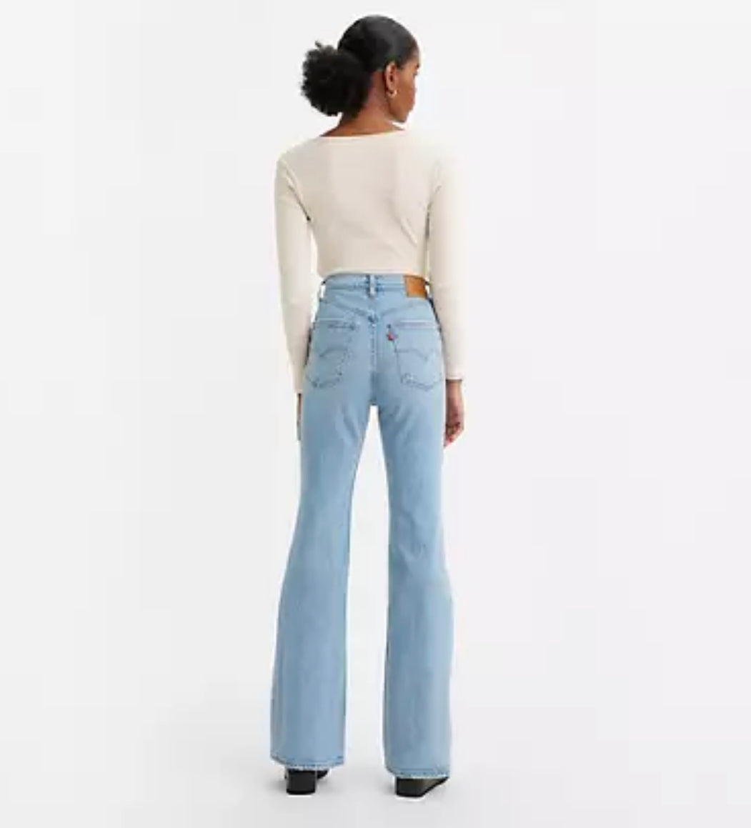 LEVIS WOMEN'S 70S HIGH FLARE DENIM L-32