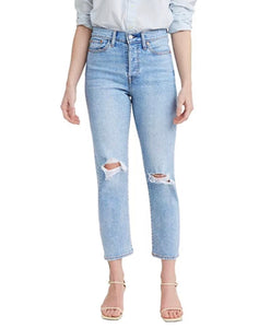 LEVIS WOMEN'S WEDGIE STRAIGHT DISTRESSED L-28
